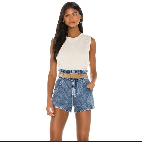 NWT Grlfrnd Amara Shorts in call my name women’s 25